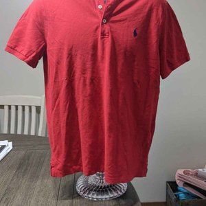 Polo Ralph Lauren Medium Red Mesh Shirt